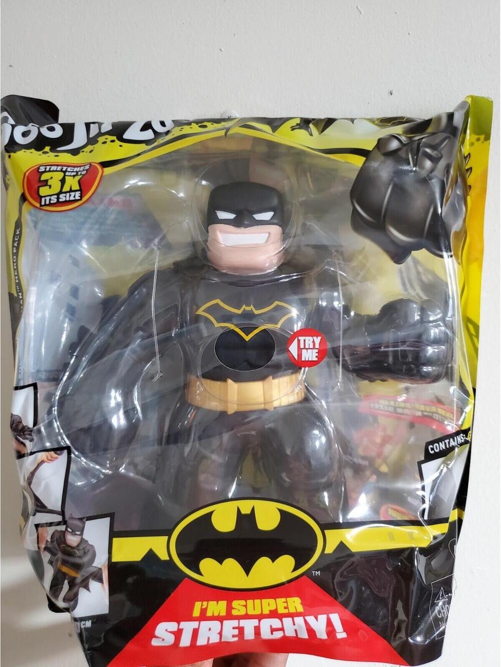 Heroes of Goo Jit Zu DC Batman Hero Pack Super Stretchy Action Figure New Sealed